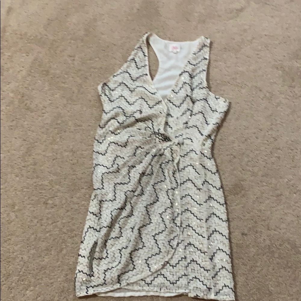 Parker short Embellished Cocktail Dress - Picture 1 of 7